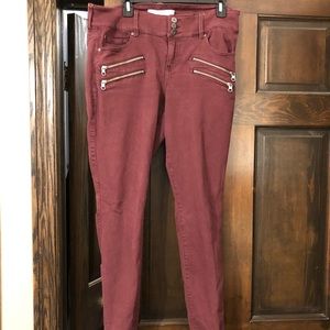 Torrid Size 14 Regular Burgundy Jeggings